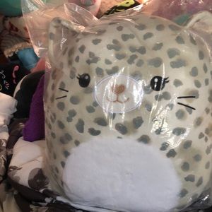 14” Brigita Squishmallow Snow leopard Kellytoys plush toy BNWT